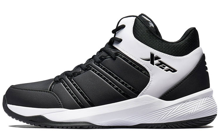 XTEP XTEP Casual Shoes Men's High Top Black/White