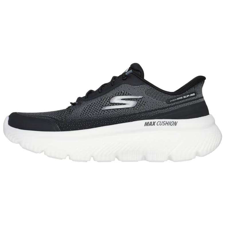 Skechers Women's GO WALK Support Rebound Low top Casual Shoes Women's Black White