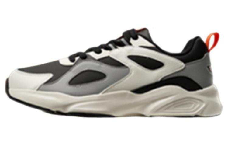 XTEP Cushioning, Wear Resistant Low top Casual Shoes Men's Black Gray Beige