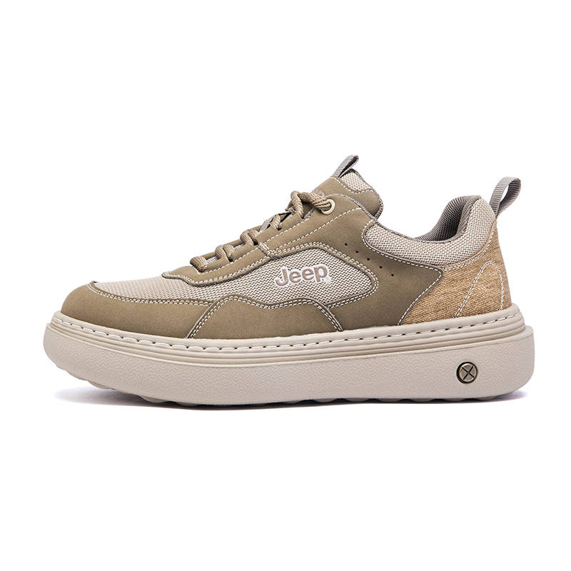 Jeep Casual Shoes Men's Low Top Khaki