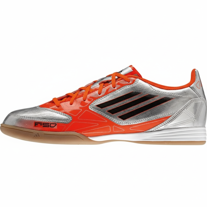 Adidas Adidas F10 Soccer Shoes Men's Silver Orange