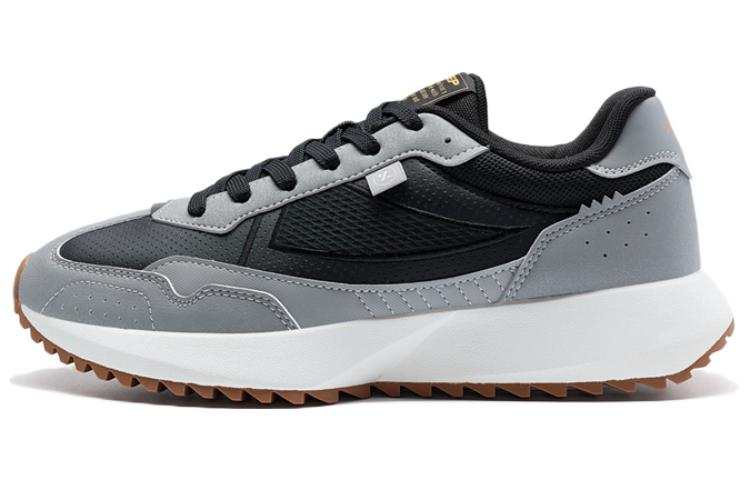 XTEP Comfortable Round Toe Slip Resistant, Abrasion Resistant, Breathable Low top Casual Shoes Men's Black