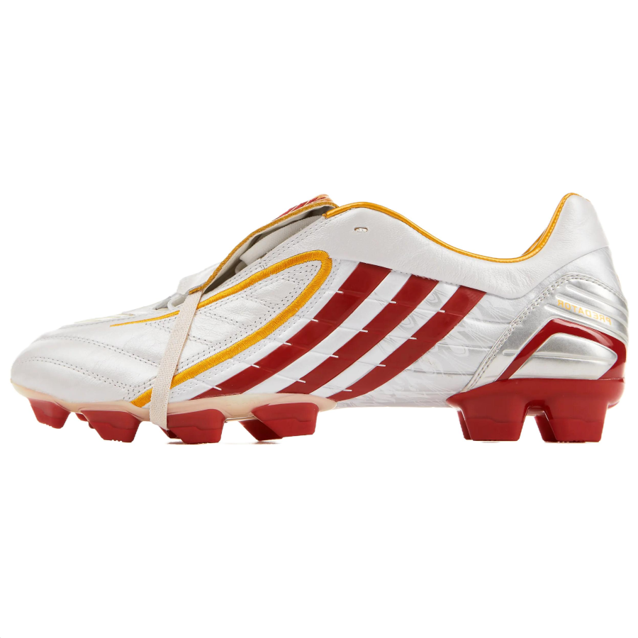 Adidas Adidas Predator Absolion Slip Resistant Abrasion Resistant Soccer Shoes Unisex White Red