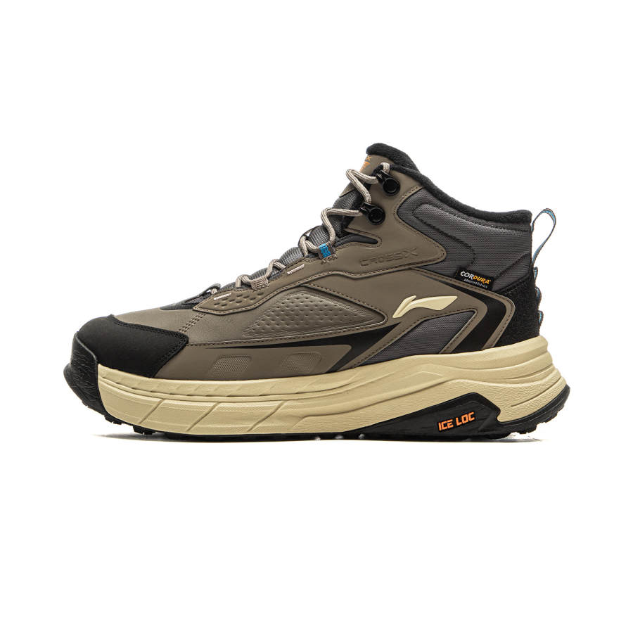 Li-Ning Li Ning Star Path 2 Cushioning Slip Resistant Abrasion Resistant Rebound Mid top Casual Shoes Unisex Umber