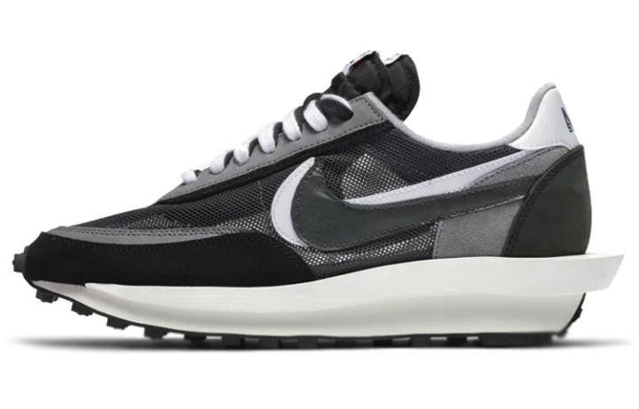 Nike Nike x Sacai LDWaffle Low top Casual Shoes Unisex Black White