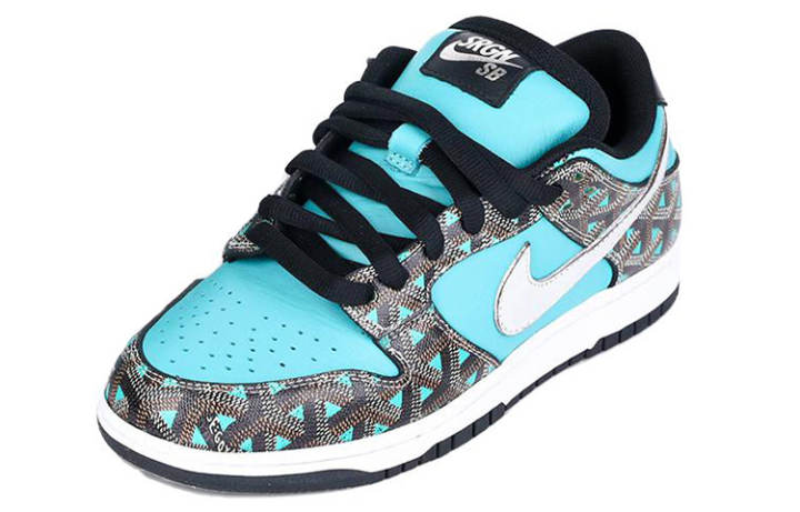 Nike THE SHOE SURGEON x Nike Dunk SB Slip Resistant Low top Casual Shoes Men's Blue White Gray