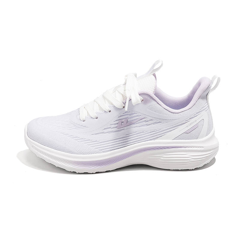 Warrior Cushioning Height Increasing Abrasion Resistant Lightweight Low top Running Shoes Women's Light Purple