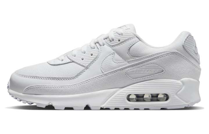 Nike Nike Air Max 90 Premium 'White Metallic Silver'