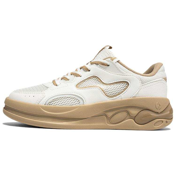 361° Slip Resistant And Breathable Low top Casual Shoes Women's Beige Brown