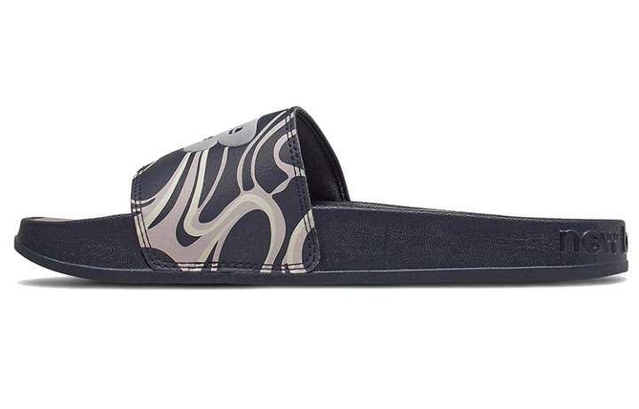 New Balance New Balance 200 Slides 'Black Blue' Women's