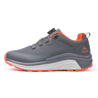 Camssoo Slip Resistant And Breathable Low top Outdoor Shoes Men's Gray Orange