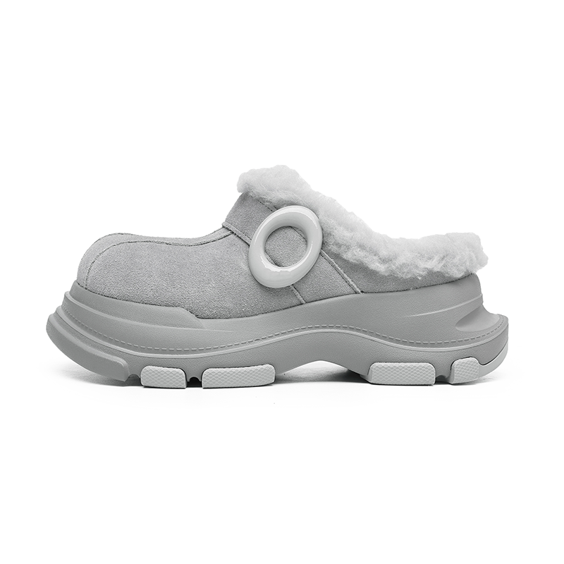Angelmix Angelmi Abrasion Resistant Thermal Low top Casual Shoes Unisex Gray Cotton