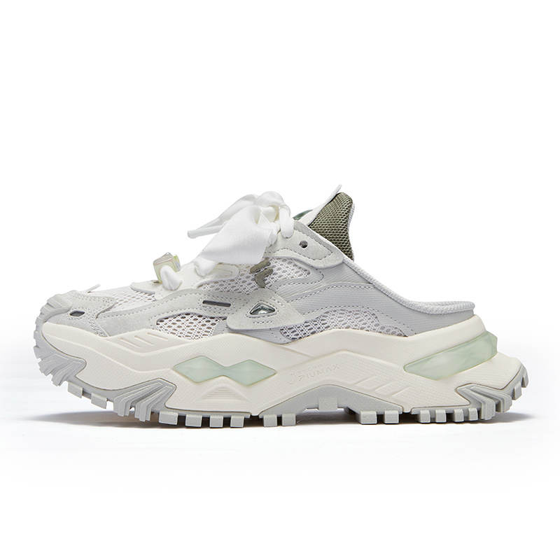 FILA FUSION Bianco Textile, Synthetic Leather Low top Casual Shoes Women's White Gray