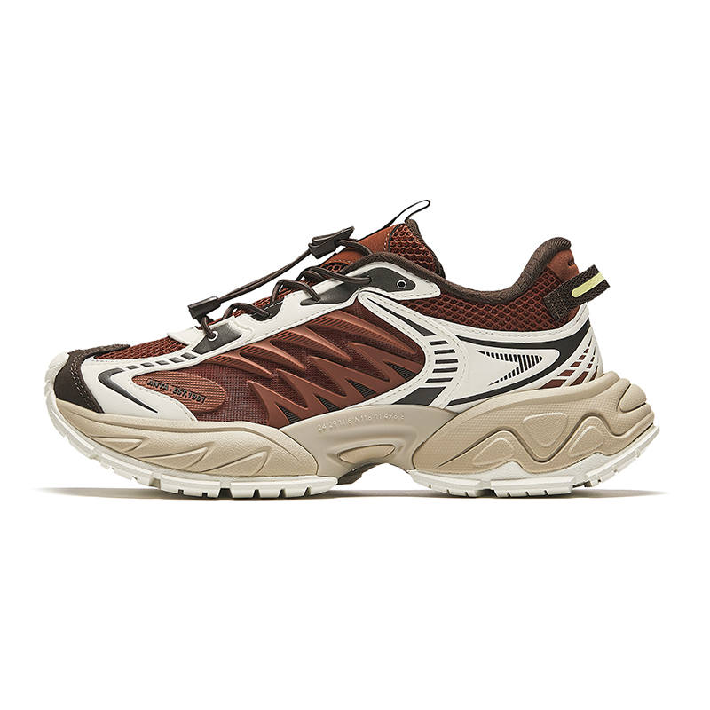 Anta Life Collection Slip Resistant Abrasion Resistant Low top Casual Shoes Women's Red White