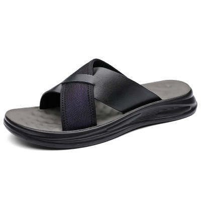 CANUVEN Slip Resistant Cushioning Slip Resistant Cushioning Slide Slippers Men's