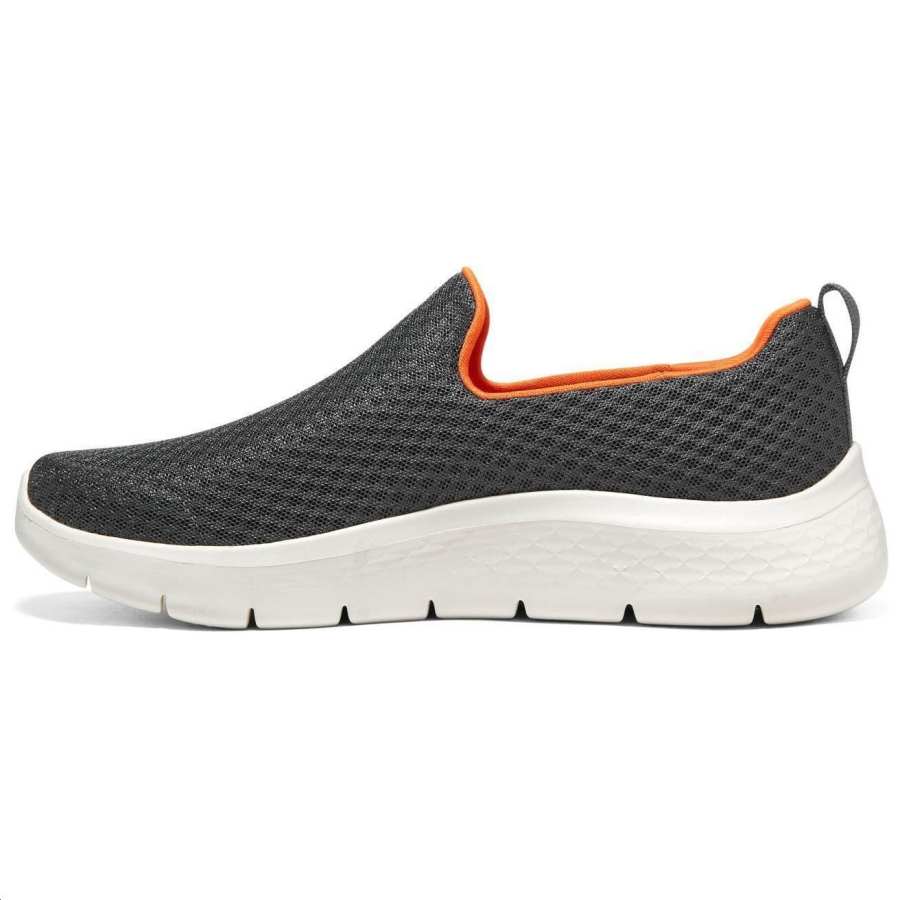 Skechers Go Walk Fle Low top Casual Shoes Men's Gray Orange