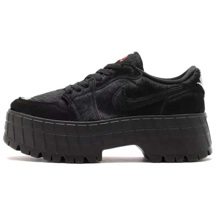 Jordan Jordan 1 Low Brooklyn Black Gym Red Women's