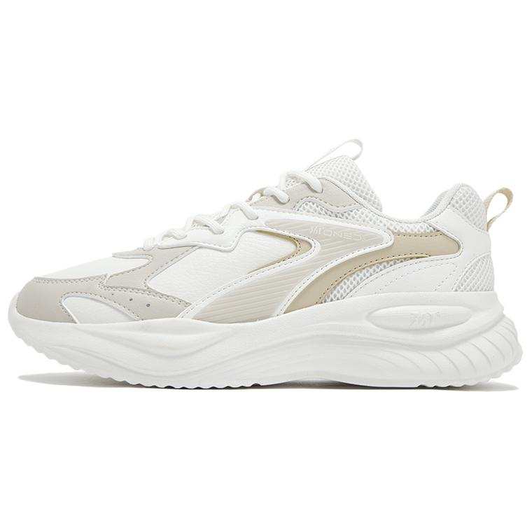 361° Slip Resistant, Abrasion Resistant, Waterproof Low top Casual Shoes Women's Feather White Oat Milk