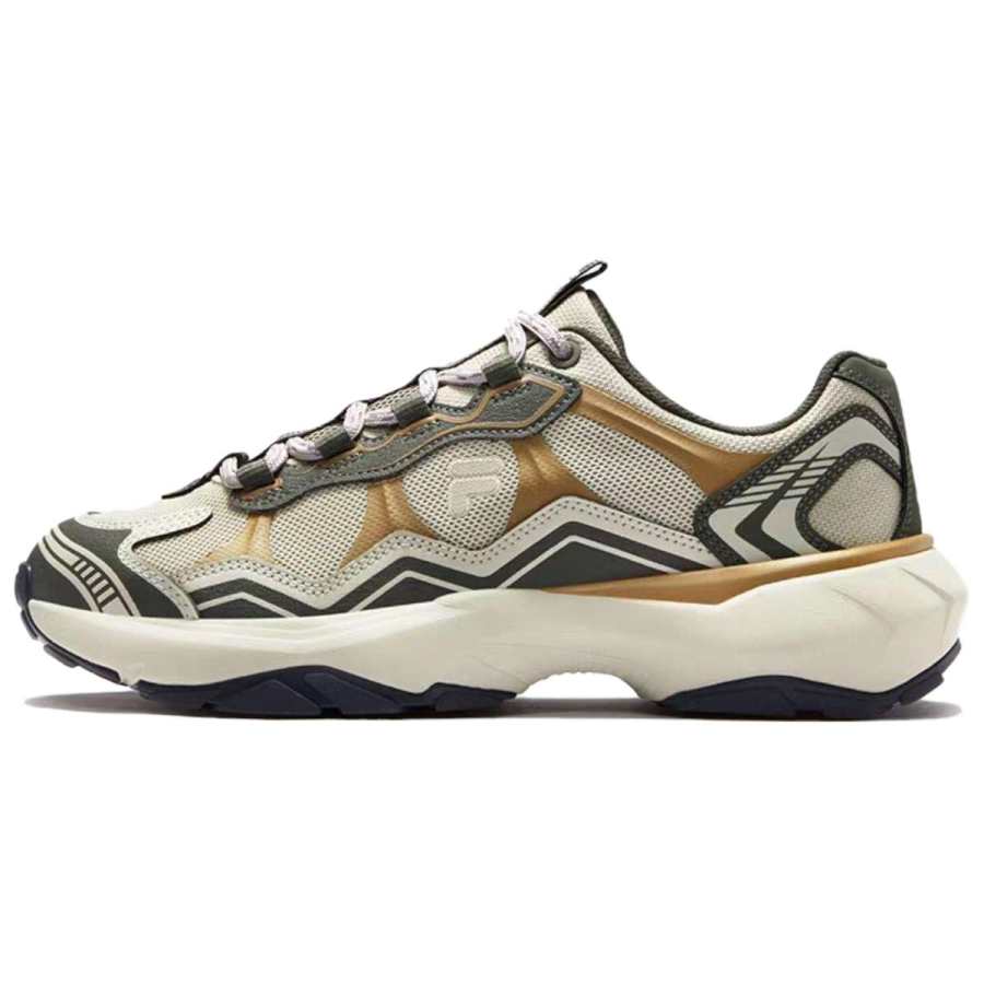 FILA FUSION GRAVEL Stratum Shoes Fabric Low top Casual Shoes Men's Green Brown