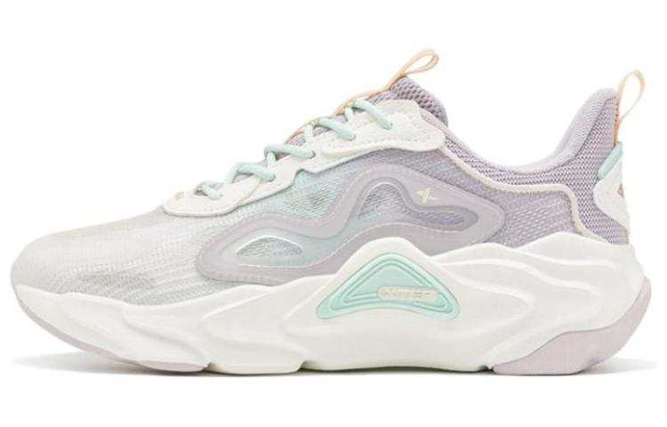 XTEP Yuno Yunye Textile, Synthetic Leather Slip Resistant Abrasion Resistant Low top Sports Casual Shoes Women's