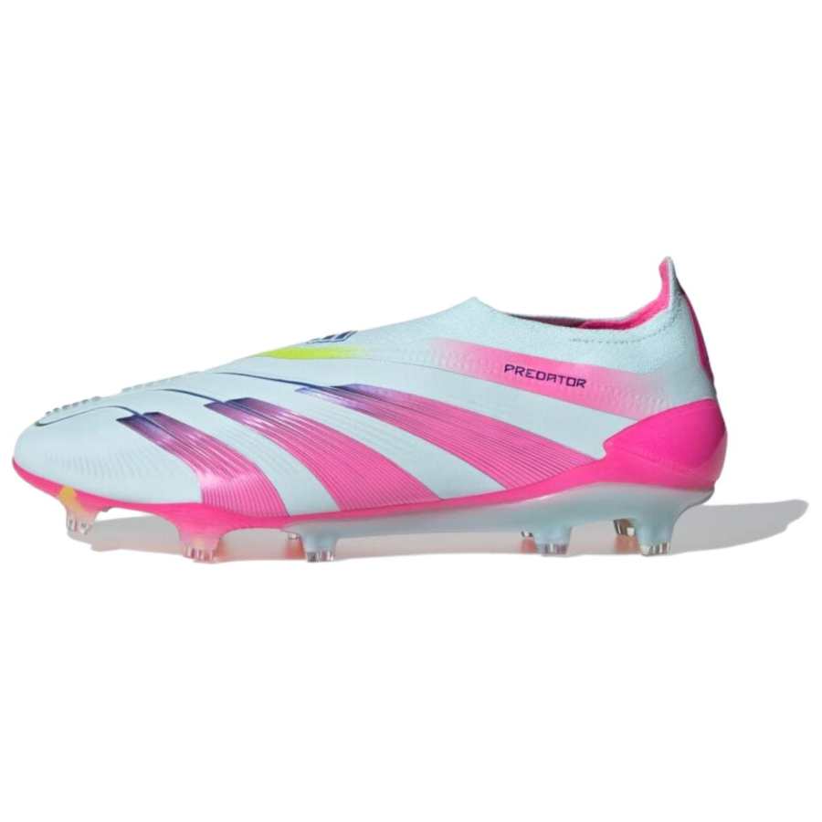 Adidas Adidas PREDATOR ELITE FG Firm Ground Natural Grass Soccer Shoes Unisex Pink Blue Yellow