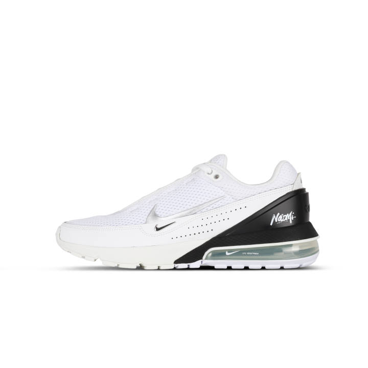 Nike Nike Air Max Pulse Adversity Abrasion Resistant Abrasion Resistant Low top Casual Shoes Men's Black White Silver
