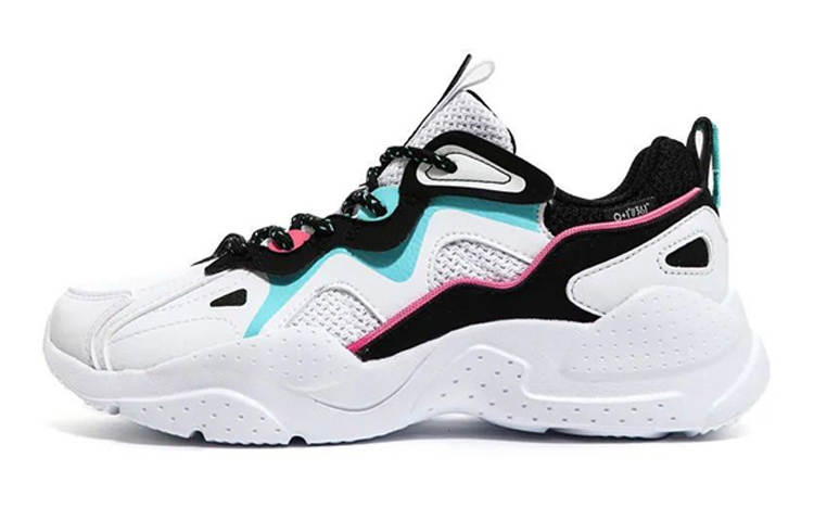 361° Slip Resistant Abrasion Resistant Low top Sports Casual Shoes Women's White Black