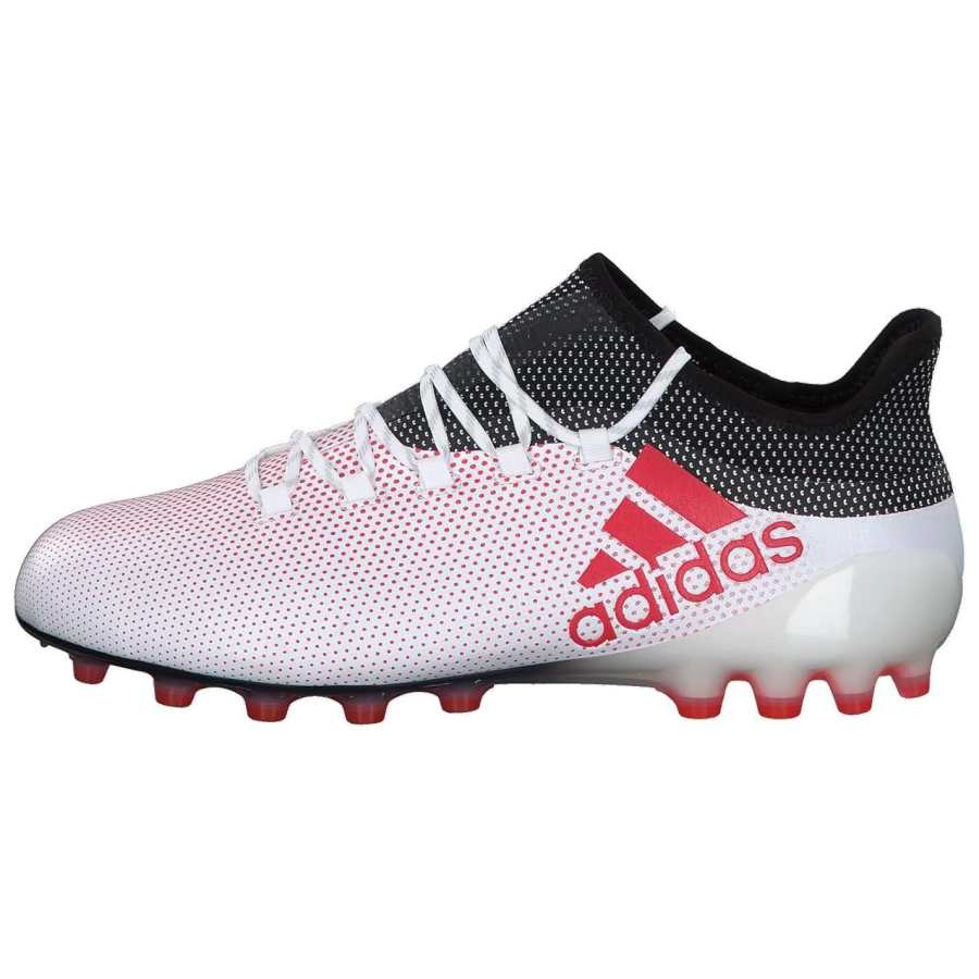 Adidas Adidas Slip Resistant Abrasion Resistant Soccer Shoes Men's White Black Red