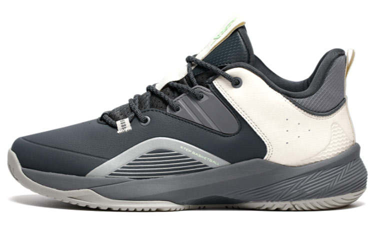 XTEP Spin Punch Breathable Low top Sports Casual Shoes Men's Dark Gray