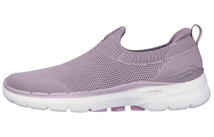 Skechers Go Walk 6 Cushioning Abrasion Resistant Low top Walking Shoes Women's Purple