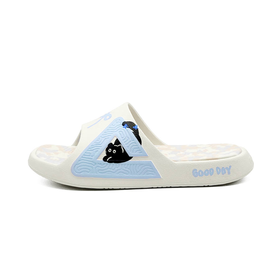 PEAK Tai Ji1.0 Quiet Quick Dry Quiet Quick Dry Slide Slippers Women's Blue White