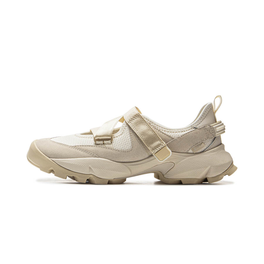 Li-Ning Li Ning Cushioning Rebound Cushioning Rebound Low top Casual Shoes Women's Beige Brown
