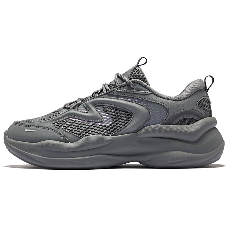 Erke Low top Casual Shoes Men's Steel Gray