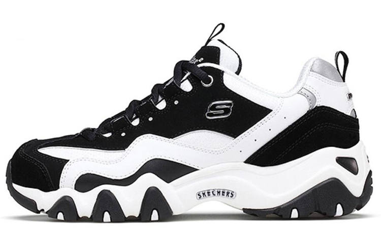 Skechers D'lites Gs White/Black Women's