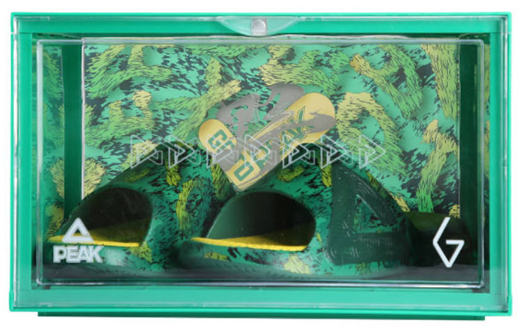 PEAK GOTO x PEAK Slide Slippers Men's Yellow Green