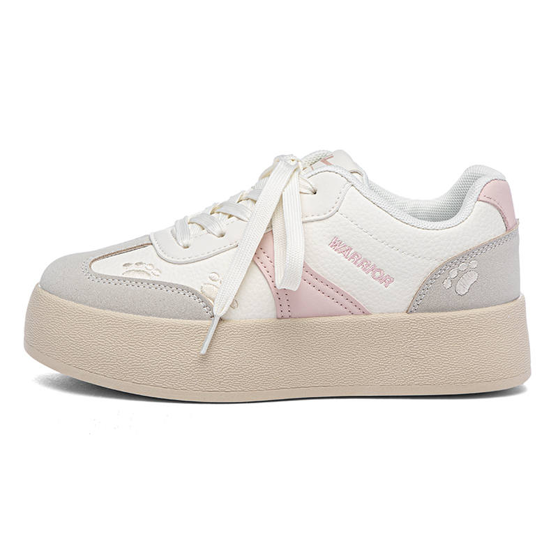 Warrior Cushioning Height Increasing Low top Skateboard Shoes Women's