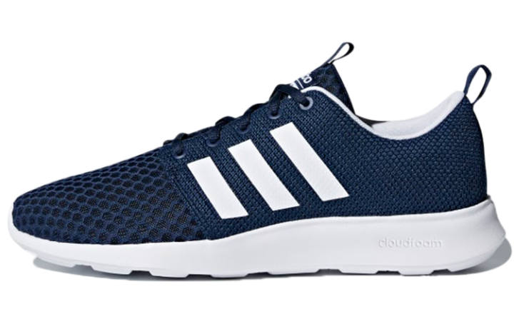 Adidas Adidas Cloudfoam Swift Racer Casual Shoes Men's Low Top Navy Blue