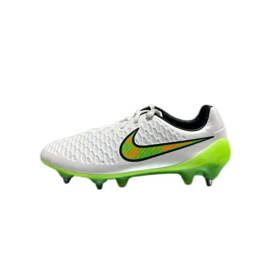 Nike Nike Magista Opus SG Soft Ground Leather Abrasion Resistant Soccer Shoes Men's Ivory White