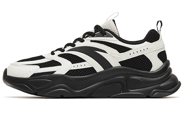 Anta Life Collection Comfortable Low top Casual Shoes Women's Black White