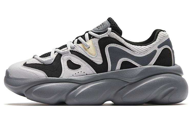 Anta Meow Shoes Comfortable Abrasion Resistant Low top Casual Shoes Women's Black Gray