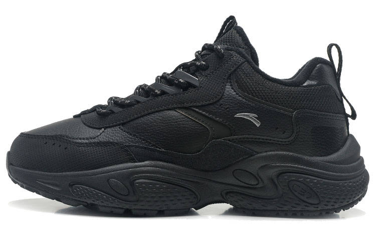 Anta Life Collection Textile, Synthetic Leather Fleece Lined Leather Upper Waterproof And Warm Low top Casual Shoes