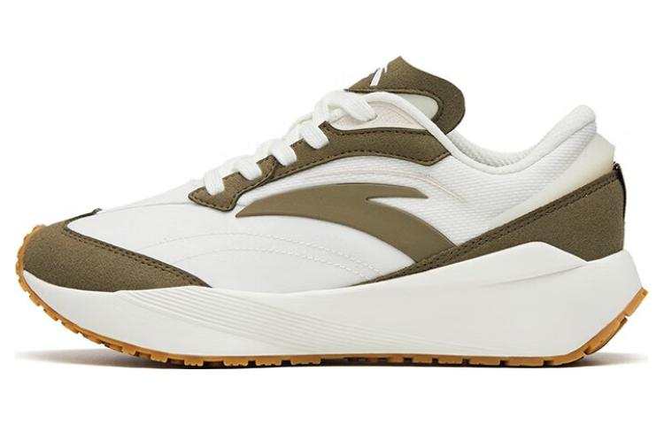 Anta Rock Candy Abrasion Resistant Breathable Low top Casual Shoes Women's White Green