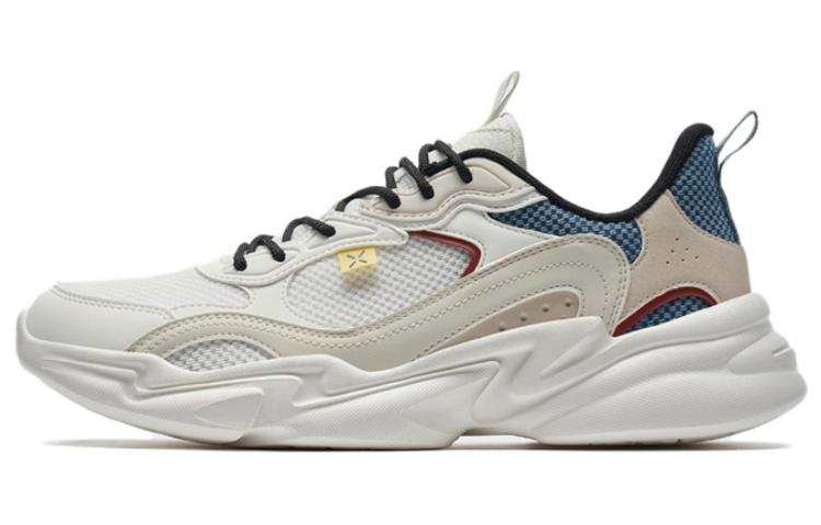 XTEP Passage Of Time Textile, Synthetic Leather Slip Resistant Abrasion Resistant Low top Sports Casual Shoes Men's
