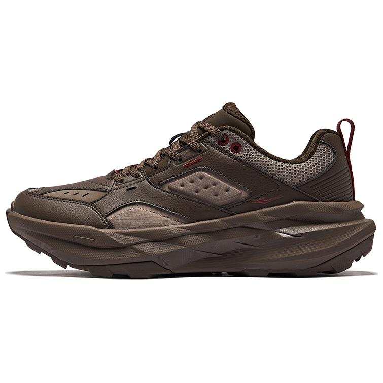 Erke Explorer Exploration Slip Resistant Abrasion Resistant Low top Casual Shoes Men's Brownstone Dark Sandalwood