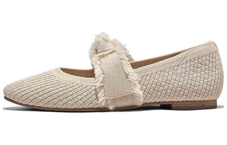 Skechers CLEO SNIP Fabric Comfortable Low top Casual Shoes Women's Beige
