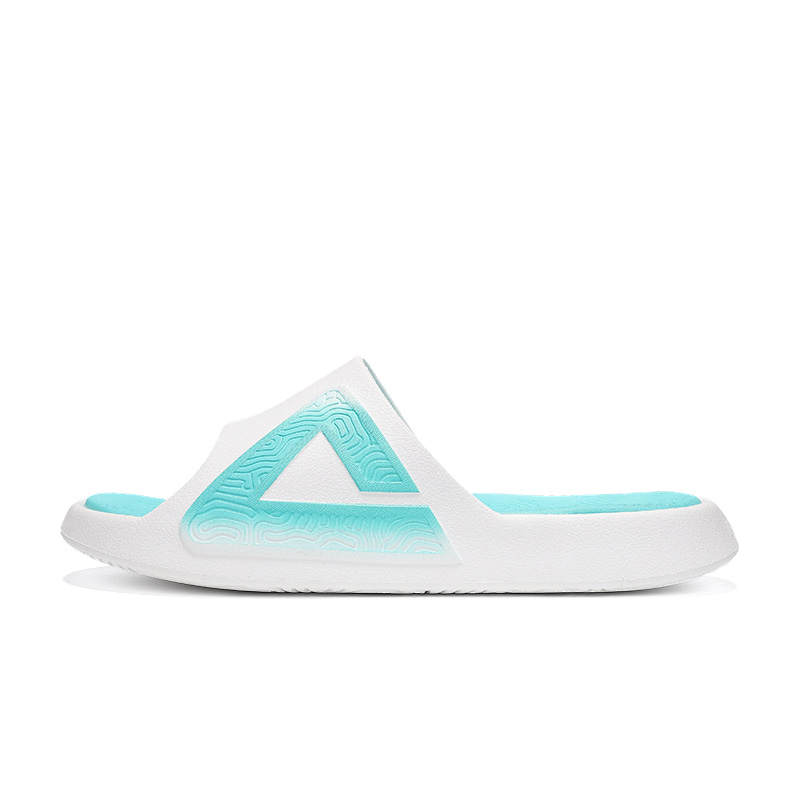 PEAK Taichi Classic Slippers Slide Slippers Unisex Super Light White Green