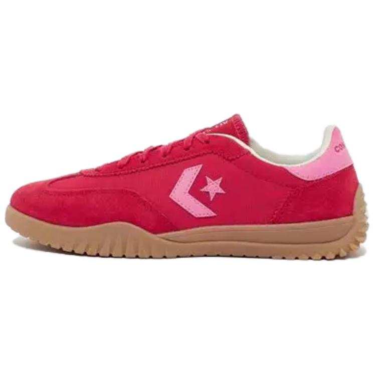 Converse Run Star Trainer Vintage Abrasion Resistant Low top Casual Shoes Unisex Red