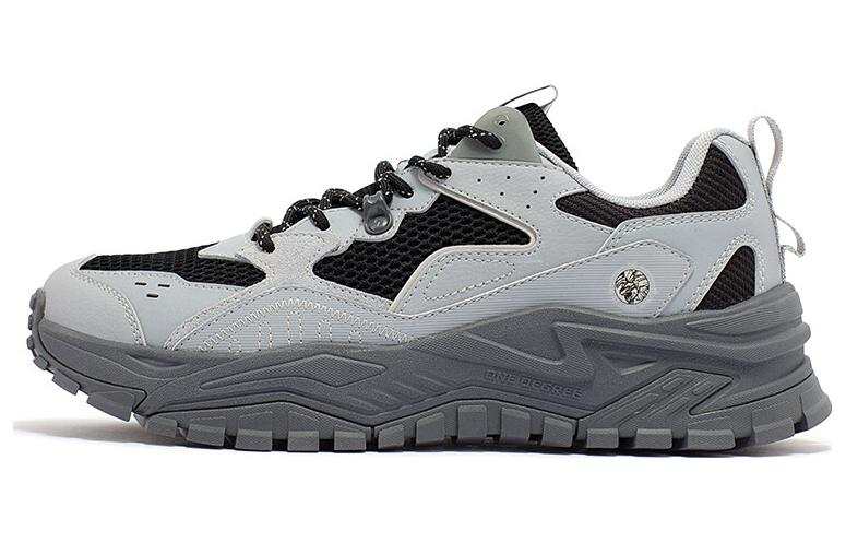 361° Slip Resistant Abrasion Resistant Low top Casual Shoes Men's Black Gray