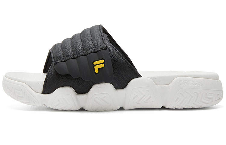 FILA FUSION Barricade Slippers 'Black White' Women's