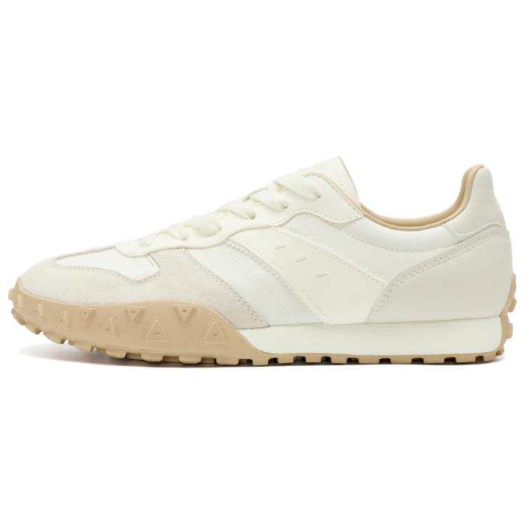 QIAODAN Quality Drying Slip Resistant, Breathable, Lightweight Low top Casual Shoes Men's Ivory White Crescent Gray